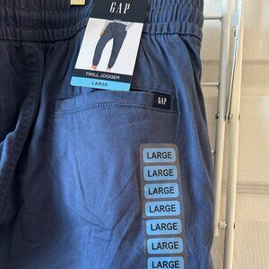 GAP TWILL JOGGERS NWT